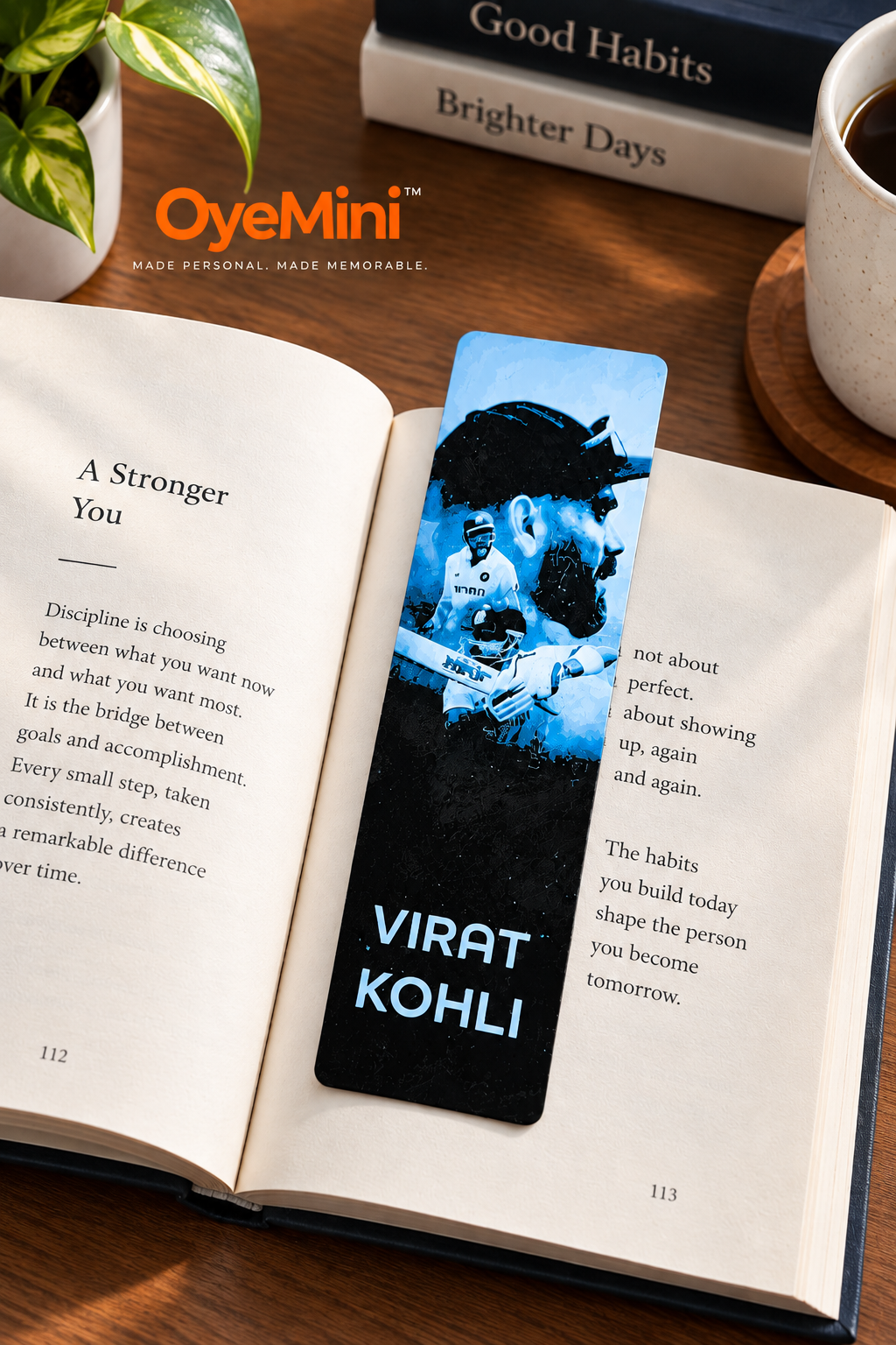 Premium Bookmark (Virat Kohli Inspired)